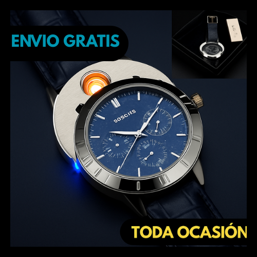 Reloj Encendedor 2 en 1 Recargable™