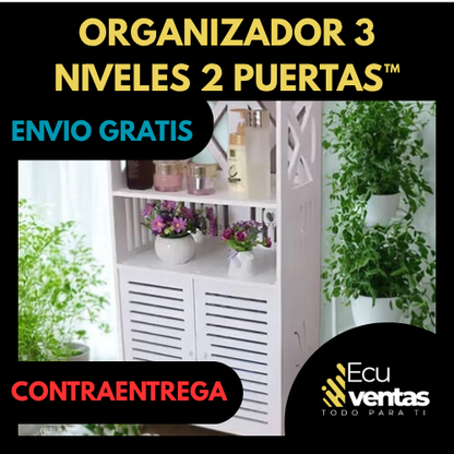 Organizador 3 niveles 2 puertas™