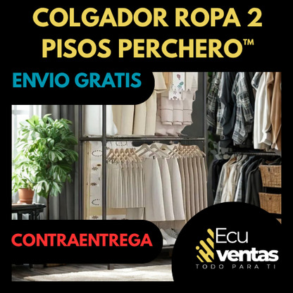 Colgador ropa 2 pisos™