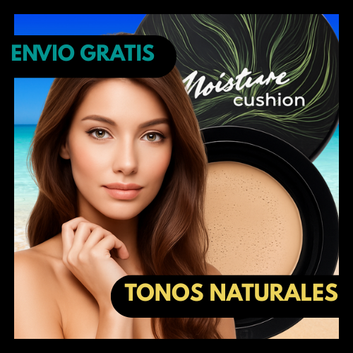 💧Efecto Filtro: Base Moisture Cushion Hidratante