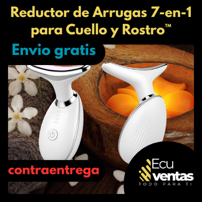 Reductor de Arrugas 7-en-1 para Cuello y Rostro™