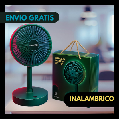 Mini Ventilador Plegable Telescópico Recargable 3-en-1™