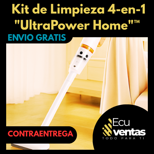 ✨ Kit de Limpieza 4-en-1 "UltraPower Home"™