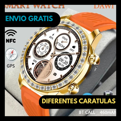 Smartwatch  Pantalla Diamantada y Doble Correa Z89 Pro Max™